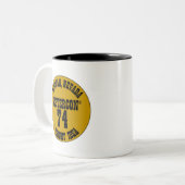 Westercon 74 Zwei-Tone-Kaffee-Tasse Zweifarbige Tasse (Vorderseite Links)