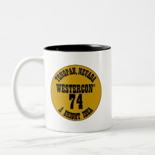 Westercon 74 Zwei-Tone-Kaffee-Tasse Zweifarbige Tasse