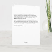 Westerfield, Niederländische Familienwappen. Dankeskarte (Rückseite)