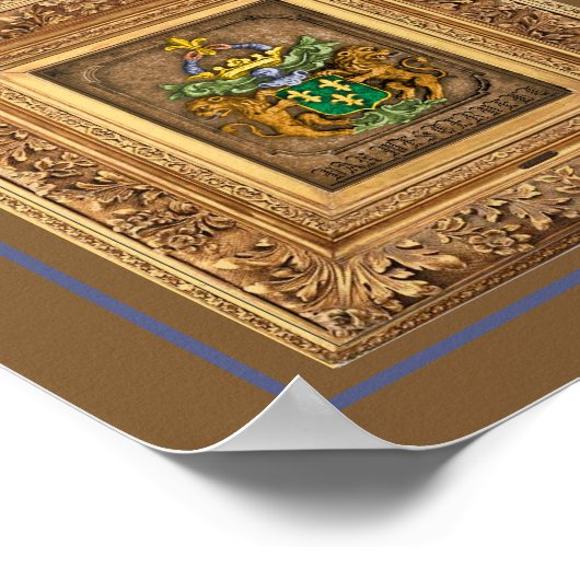 Westerfield, Niederländische Familienwappen. Poster (Ecke)