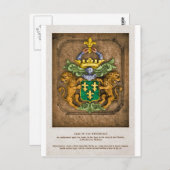 Westerfield, Niederländische Familienwappen. Postkarte (Vorne/Hinten)
