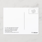 WESTERFIELD SELBSTPORTRÄT Postkarte (Rückseite)