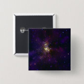 Westerlund 2, ein junger Star-Cluster Button (Vorne & Hinten)