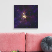 Westerlund 2, ein junger Star-Cluster Leinwanddruck (Insitu (Wohnzimmer))