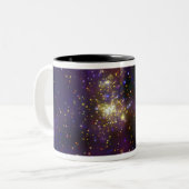 Westerlund 2, ein junger Star-Cluster Zweifarbige Tasse (Vorderseite Links)