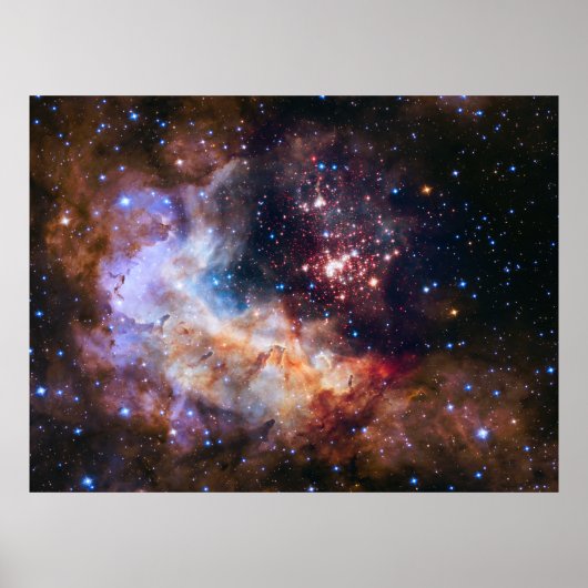 Westerlund 2 — Hubble-Weltraumteleskop Poster (Vorne)