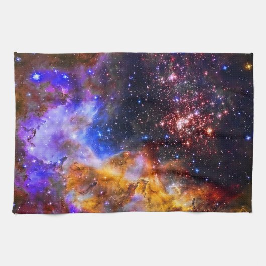 Westerlund 2 im Carina Constellation Space Picture Geschirrtuch (Horizontal)
