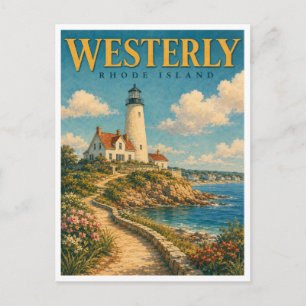 Westerly Rhode Island Watch Hill GeoSaga Postkarte