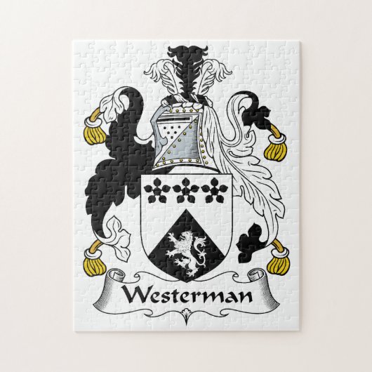 Westerman Familienwappen Puzzle (Vertikal)