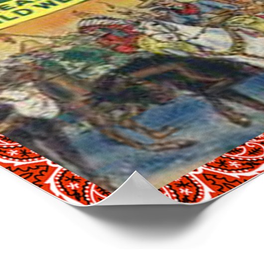 Western 101 Ranch Vintage Poster (Ecke)