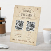 Western 2 QR-Codes Länderprüfung zur Zahlung Sockelschild (In SItu)