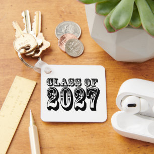 Western Abschlussklasse 2027 Foto Abitur Schlüsselanhänger