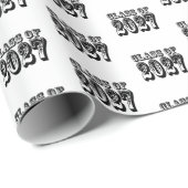 Western-Abschlussklasse 2027 Geschenkpapier (Rolleneckpunkt)