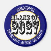 Western Abschlussklasse 2027 Magnet (Vorne)