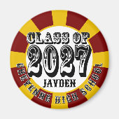 Western-Abschlussklasse 2027 Magnet (Vorne)