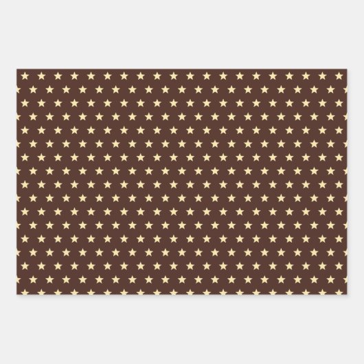 Western-Abzeichen-Muster Geschenkpapier Set (Vorderseite 3)