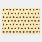 Western-Abzeichen-Muster Geschenkpapier Set (Vorderseite)