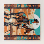 Western Adventurer 4 Puzzle (Horizontal)