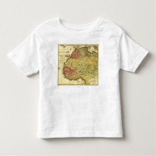 Western AfricaPanoramic MapWestern Afrika 2 Kleinkind T-shirt