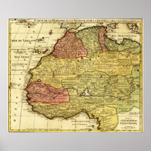 Western AfricaPanoramic MapWestern Afrika 2 Poster