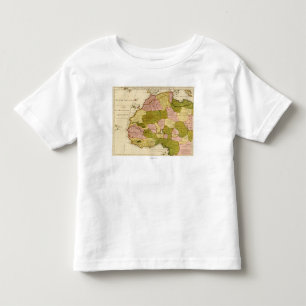 Western AfricaPanoramic MapWestern Afrika 3 Kleinkind T-shirt