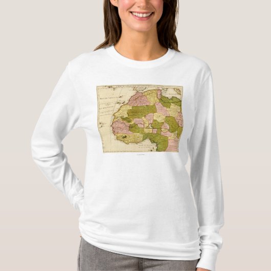 Western AfricaPanoramic MapWestern Afrika 3 T-Shirt (Vorderseite)