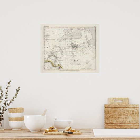 Western Afrika Poster (Küche)