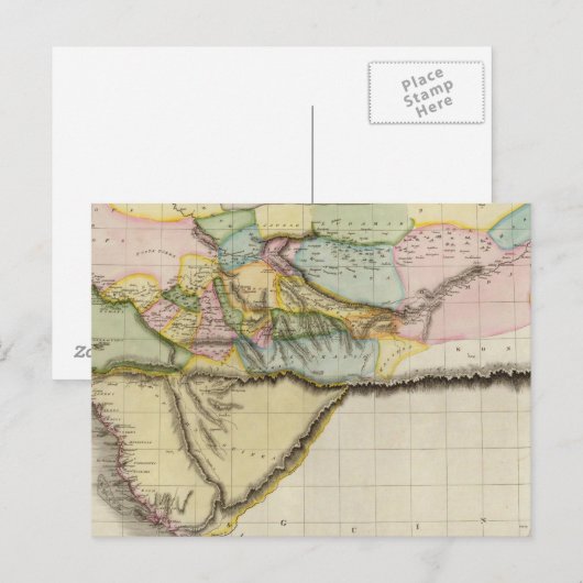 Western Afrika Postkarte (Vorne/Hinten)