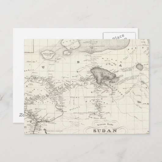 Western Afrika Postkarte (Vorne/Hinten)