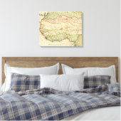 Western AfrikaPanoramakarte Westafrika Leinwanddruck (Insitu (Schlafzimmer))