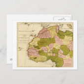 Western AfrikaPanoramakarteWestafrika 3 Postkarte (Vorne/Hinten)