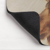 Western American Animal Study | Elche Portrait Mousepad (Ecke)