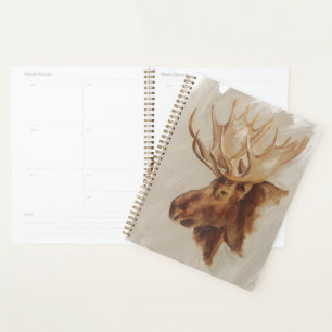 Western American Animal Study Elche Portrait Planer