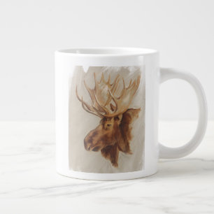 Western American Animal Study  Elsenportrait Jumbo-Tasse