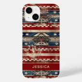Western American Flag Case-Mate iPhone Hülle (Rückseite)