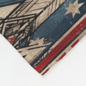 Western American Flag Fleecedecke (Ecke)