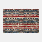 Western American Flag Fußmatte (Vorderseite)