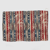Western American Flag Golfhandtuch (Horizontal)