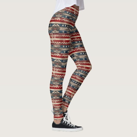 Western American Flag Leggings (Rechts)