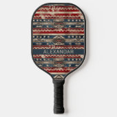 Western American Flag Pickleball Schläger (Vorderseite)