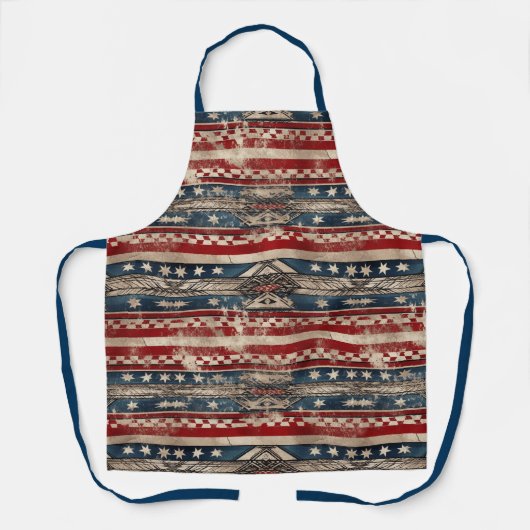 Western American Flag Schürze (Vorderseite)