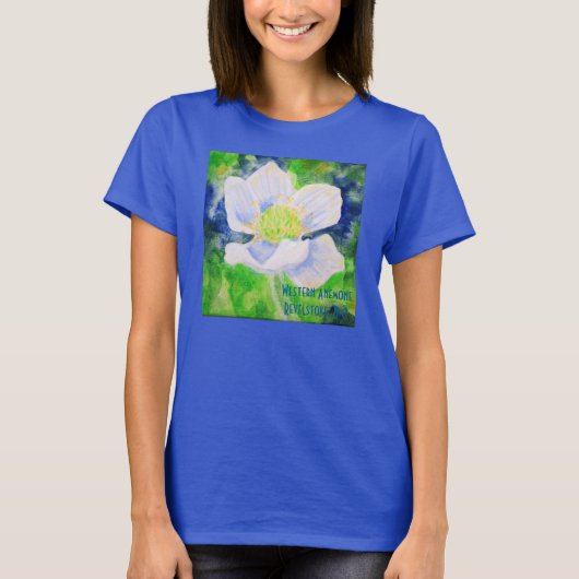 Western-Anemonen-T - Shirt (Vorderseite)