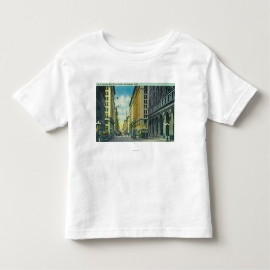 Western-Ansicht der 7. Straße von der Kleinkind T-shirt (Vorderseite)