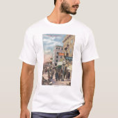 Western-Ansicht der Promenade T-Shirt (Vorderseite)