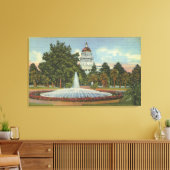 Western-Ansicht der Staat-Hauptstadt Leinwanddruck (Insitu (Wohnzimmer))