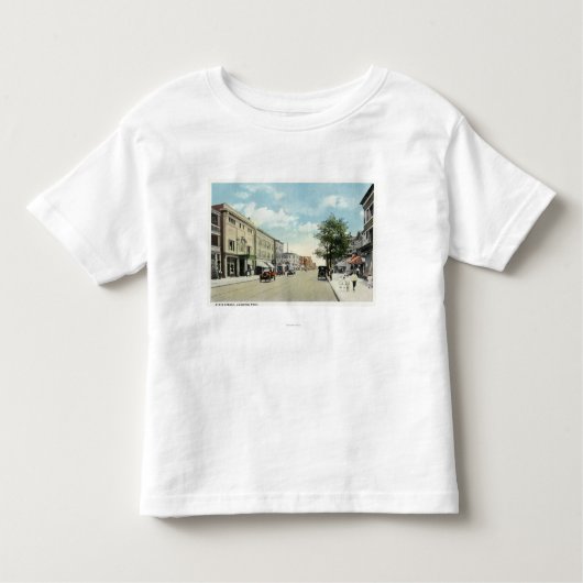 Western-Ansicht der Staats-Straße Kleinkind T-shirt (Vorderseite)