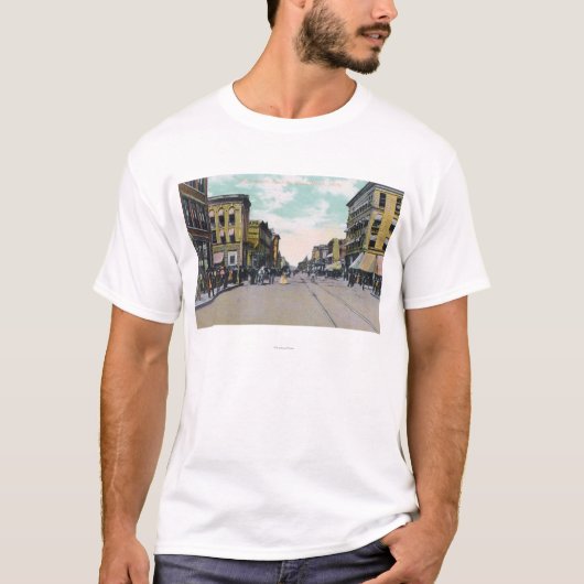 Western-Ansicht von HauptStreetBoise, T-Shirt (Vorderseite)