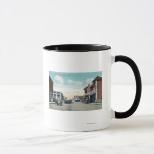 Western-Ansicht von HauptStreetVisalia, CA Tasse