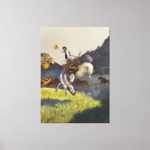 Western Art "Manche Strenge handhaben" Leinwanddruck