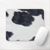 Western-Art-Rindleder-schwarzer/weißer Druck Mousepad (Mit Mouse)